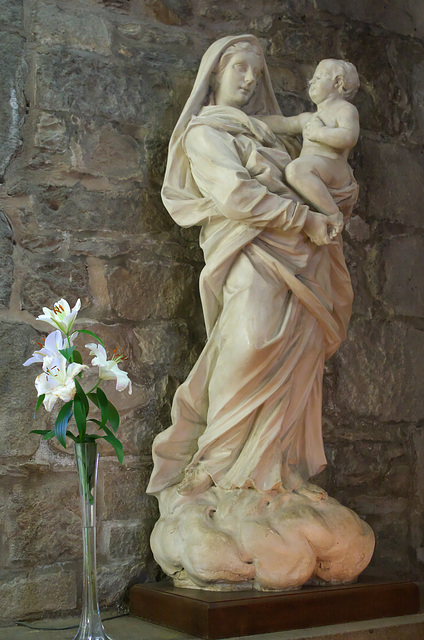 Lilies in St Malo Cathedral