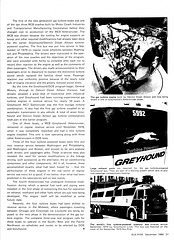 'Bus Ride' (USA) magazine article (Sept 1980) on the Greyhound gas turbine coach trials (Page 2 of 2)