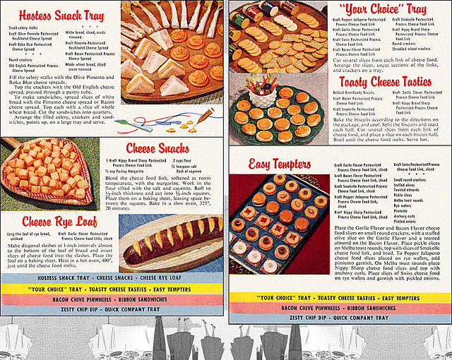 Kraft Snacks 'N Appetizers (3), 1957