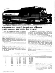 'Bus Ride' (USA) magazine article (Sept 1980) on the Greyhound gas turbine coach trials (Page 1 of 2)