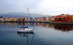 GR - Chania - View of the port from the lighthouse