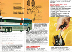 Greyhound USA leaflet (1970s) explaining gas turbine coaches (3 of 3)