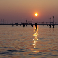 Sunset over the Lagoon