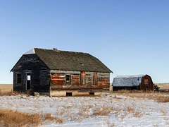 Old homestead and barn