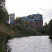 Dudley No.1 Canal at Merry Hill; site of the former Round Oak Steel Works.