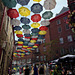 Les parapluies du petit Champlain