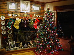 The Christmas Tree & Mantle Dec 2015