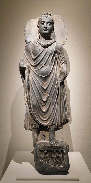 Buddha from Gandhara in the Metropolitan Museum of Art, September 2018