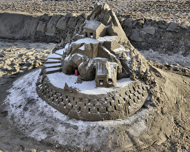 Sand Sculpture, Take #2 – Pedregalejo, Málaga, Andalucía, Spain