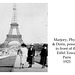Marjory, Phyllis & Doris (perhaps), in front of the Eiffel Tower Paris 1923