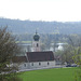 Blick zur Kirche Premberg und Naab