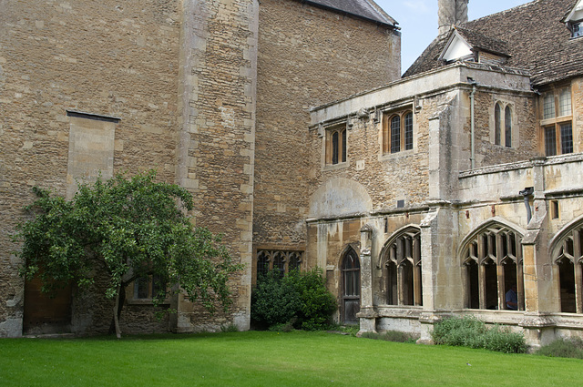 Gothic architecture at Lacock Abbey