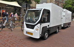 Marktbeschicker mit CargoLEV in Arnhem