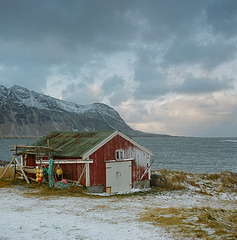 A fisherman's house in the Lofoten Islands