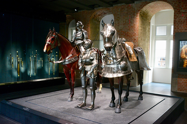 Dresden 2019 – Rüstkammer – Horse armour of Giuliano de Medici, Duke of Nemours