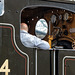 P1000745a Isle of Wight Steam Railway - steam engine cab