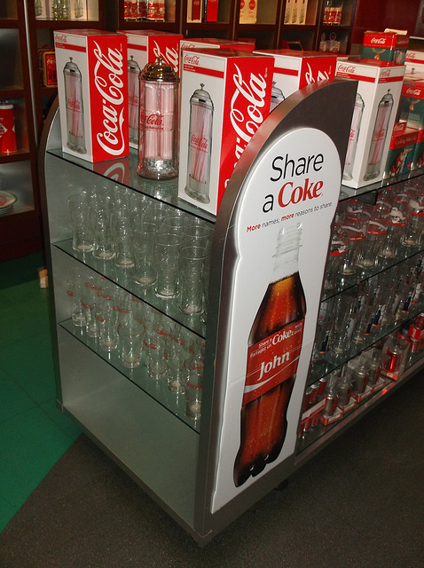 Chute de Coca- cola / Share a Coke John !