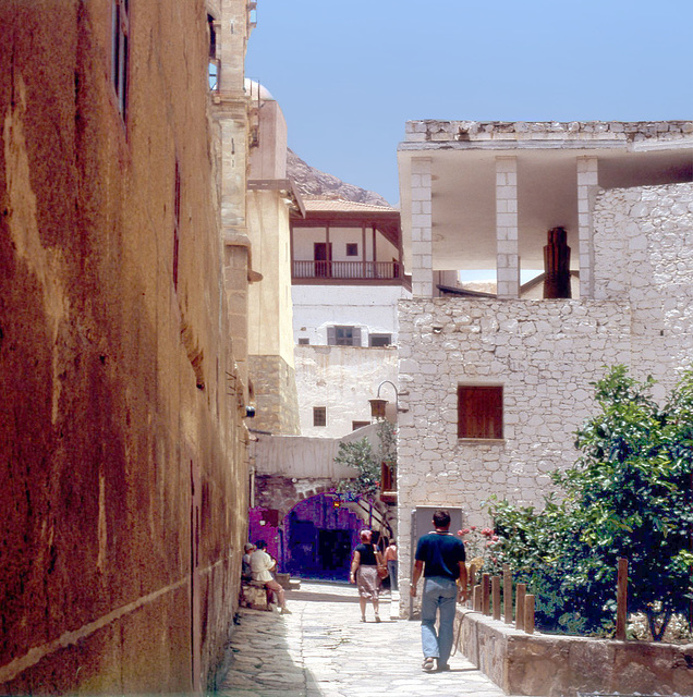 Walking into the Monastery of St. Catherine on the 14 th of May 1981