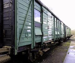 Isle of Wight Steam Railway - Haven Street rail yard