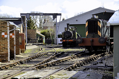 Isle of Wight Steam Railway - Haven Street rail yard and workshops