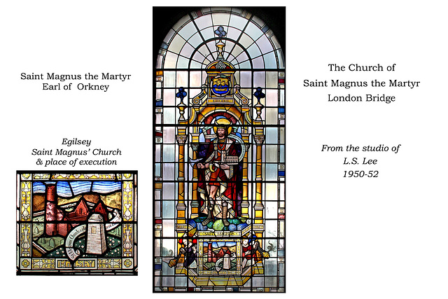 The Church of Saint Magnus the Martyr, London Bridge - windows - Saint Magnus