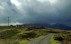Scotland, Alba :: Isle of Skye, B8083 to Torrin, with the Black Cuillin