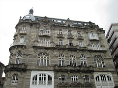BBVA building (Banco Bilbao Vizcaya).