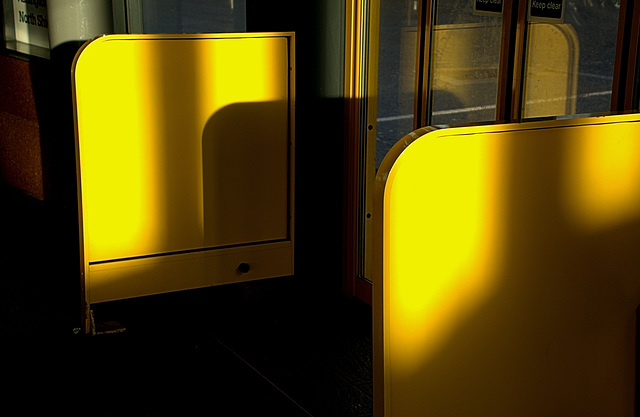 Yellow and Gold at the Metro Interchange