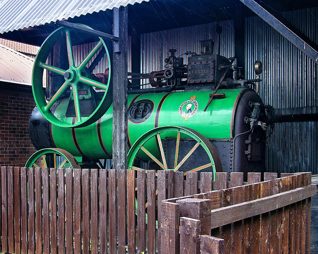 Foster and Lincoln Traction Engine, Summerlee Museum, Coatbridge