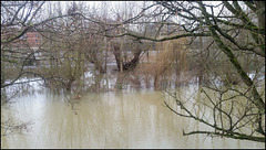 flooding by the railway