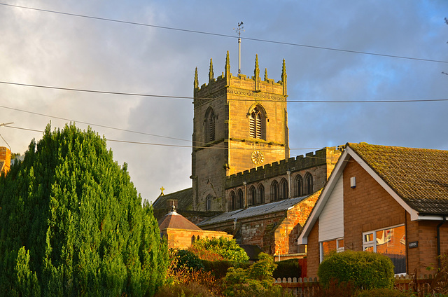 Church overlooking the village