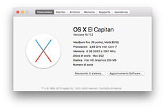 OSX 10.11.2 on my MacBook Pro (mid.2010)