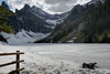 The fence at Lake Agnes