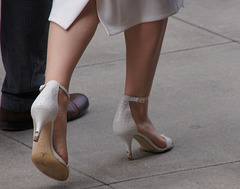 Michael Kors white heels (F)