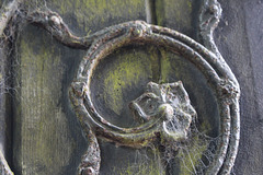 Detail of door hinge, Saint James' Church, Little Dalby, Leicestershire