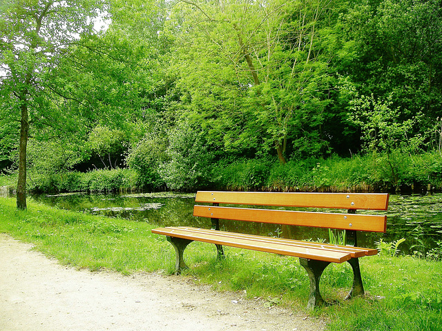 A river, a bench, quoi d'autre ?
