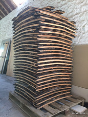 American Oak bourbon barrel staves, used for fifty years to store Balvenie Single Malt Scotch.