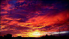 Sunset over Chamberí, Madrid