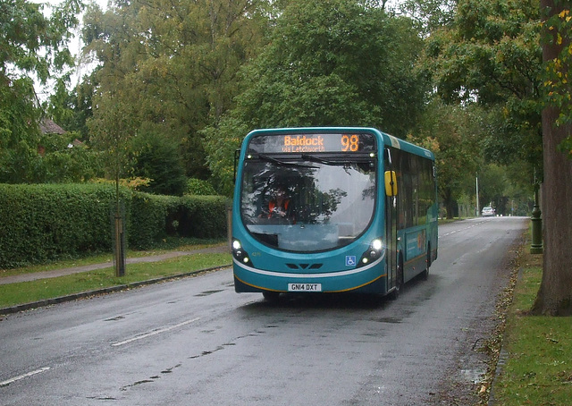 DSCF4902 Arriva the Shires 4275 (GN14 DXT) in Letchworth - 22 Sep 2018