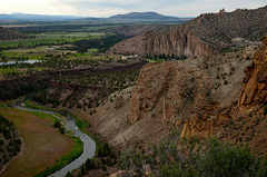 View of Crooked River From Smith Rock