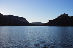 Dusk at Apache Lake