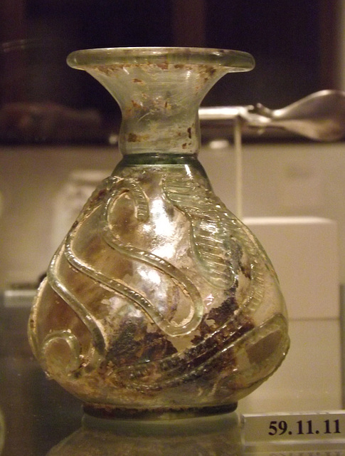 Roman Glass Sprinkler Flask in the Metropolitan Museum of Art, February 2013