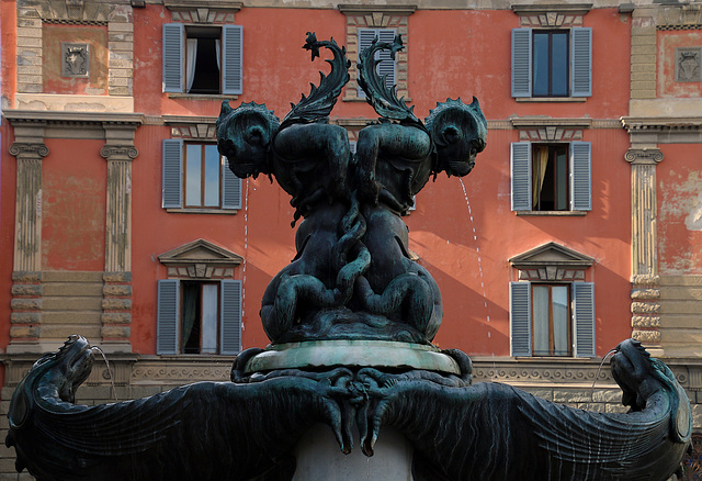 Une des superbes fontaines de Florence