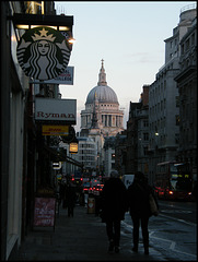 St Paul's from the City