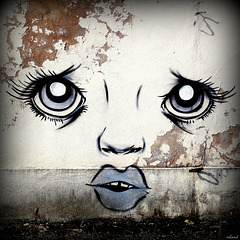 regard admiratif sur les  Graffitis