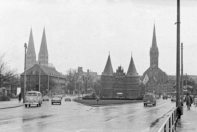 Hansestadt Lübeck an einem grauen Tag (1971)