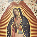 Detail of the Virgin of Guadalupe by Berrueco in the Virginia Museum of Fine Arts, June 2018