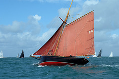 Jolie Brise in the 2022 Isle of Wight  Round the Island Race 03