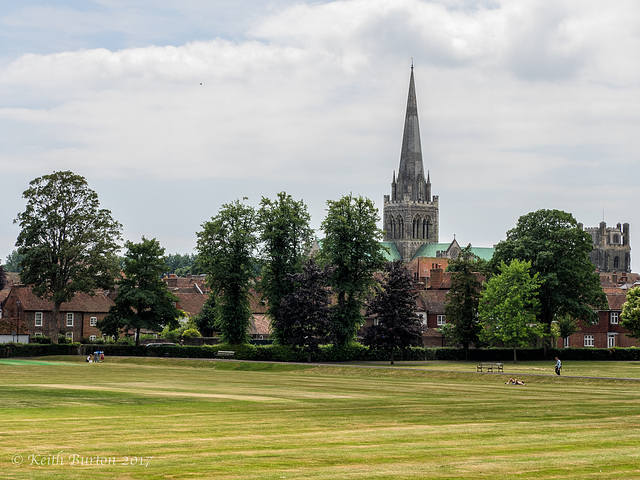 A view of Chichester Cathedral