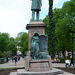 Finland, Helsinki, Monument to Johan Ludvig Runeberg in the Park of Esplanade
